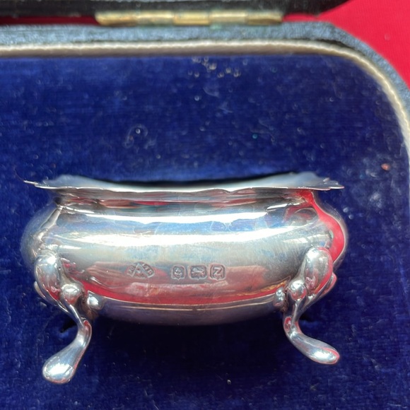 ANTIQUE BOXED SIGNED 5 PIECE MINIATURE CRUET SET - Picture 4 of 16